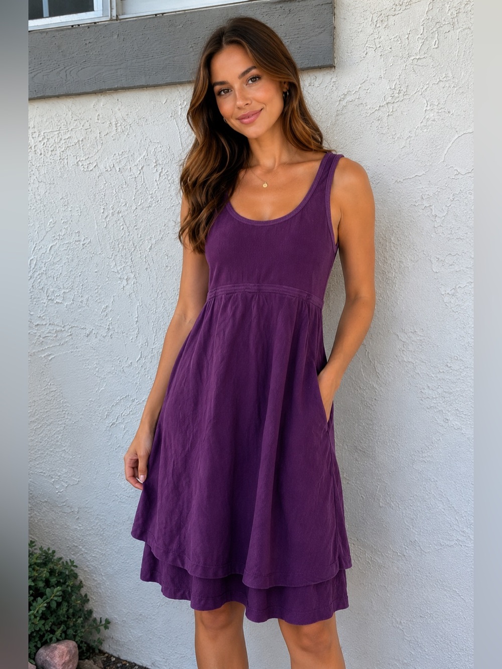 Athleta sleeveless dress size M